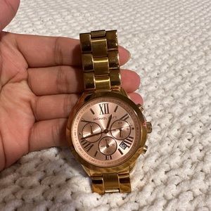 MK gold watch